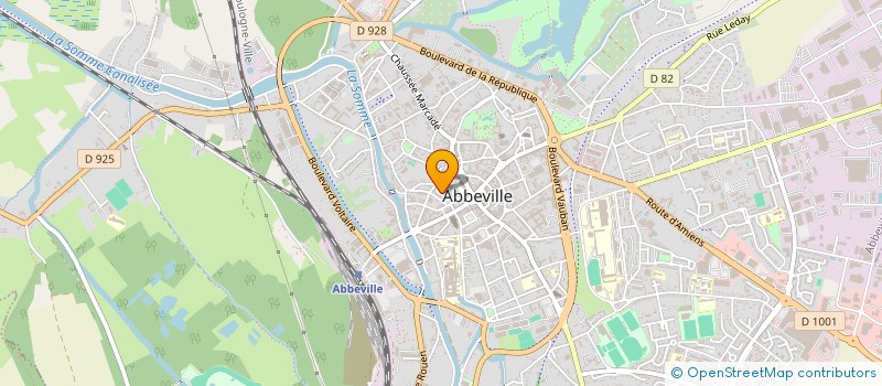 localisation de l'entreprise MADAME ALICE PEIGNOT à ABBEVILLE
