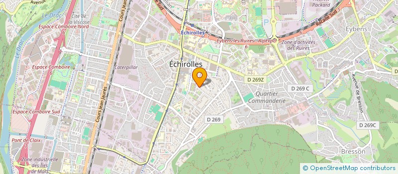 localisation de l'entreprise MADAME ALICE PEREIRA à ECHIROLLES