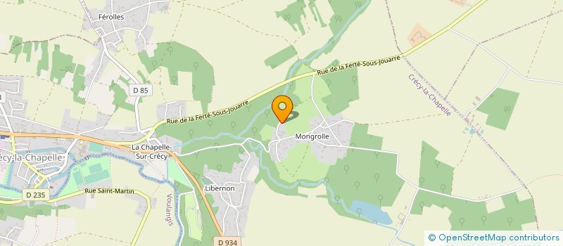 localisation de l'entreprise MADAME ALICE PEREIRA DE JESUS AMORIN  CRECY-LA-CHAPELLE