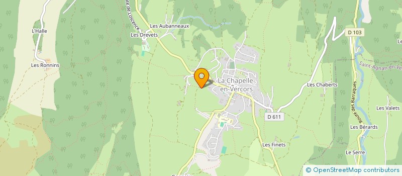 localisation de l'entreprise MADAME ALICE PERELLI à CHAPELLE-EN-VERCORS (LA)