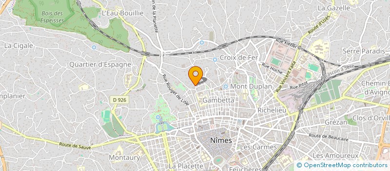 localisation de l'entreprise MADAME ALICE PESCHE  NIMES