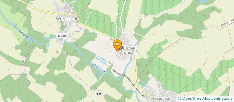 localisation de l'entreprise MADAME ALICE PETIT à SAVIGNY-SUR-ARDRES