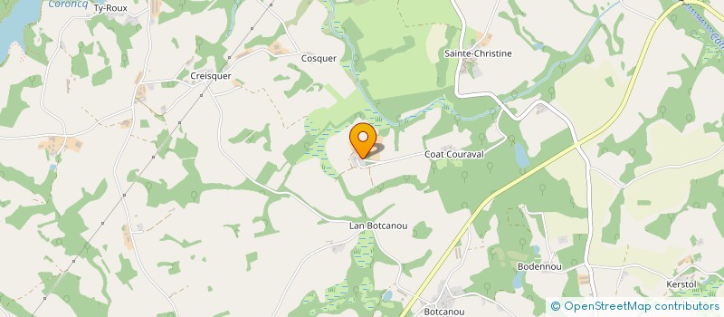 localisation de l'entreprise MADAME ALICE PHILIPPE à KERGRIST-MOELOU