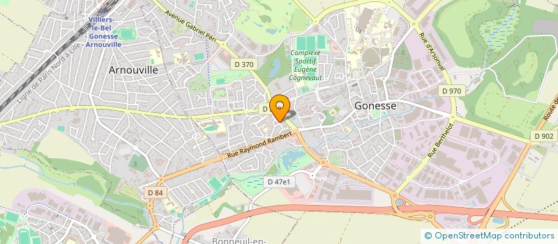 localisation de l'entreprise MADAME ALICE PHONEMANY LESCURE à GONESSE