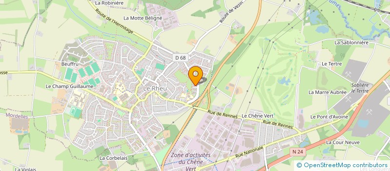 localisation de l'entreprise MADAME ALICE PIECHOTKA  BEIGNON