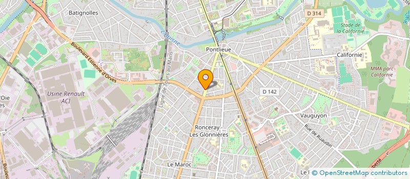 localisation de l'entreprise MADAME ALICE PINCON  LE MANS