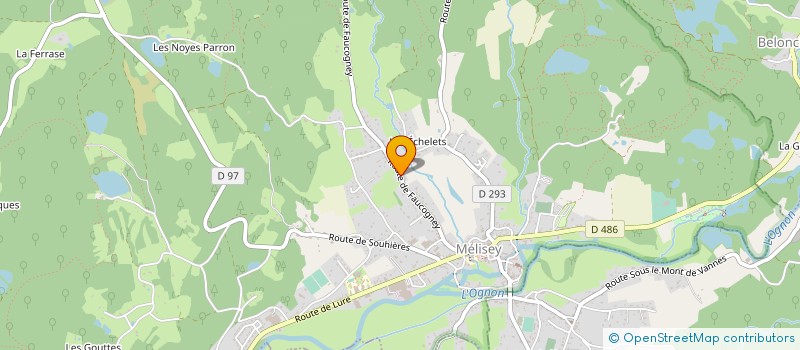 localisation de l'entreprise MADAME ALICE PINOT  MELISEY