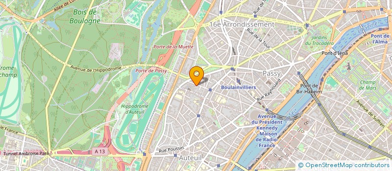 localisation de l'entreprise MADAME ALICE PITTET  PARIS