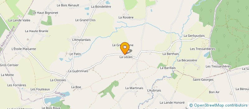 localisation de l'entreprise MADAME ALICE POISSON à GAHARD