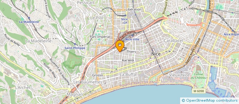 localisation de l'entreprise MADAME ALICE PONCER  NICE