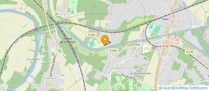 localisation de l'entreprise MADAME ALICE PONCHAUX  COUPVRAY