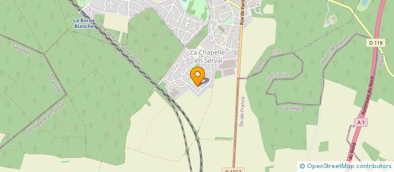 localisation de l'entreprise MADAME ALICE PONTAILLER  LA CHAPELLE-EN-SERVAL