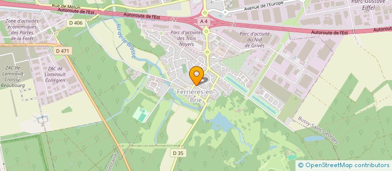 localisation de l'entreprise MADAME ALICE POTIER  FERRIERES-EN-BRIE