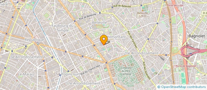 localisation de l'entreprise MADAME ALICE PUECH  PARIS