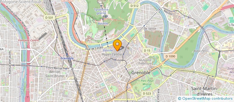 localisation de l'entreprise MADAME ALICE QUISTREBERT à GRENOBLE