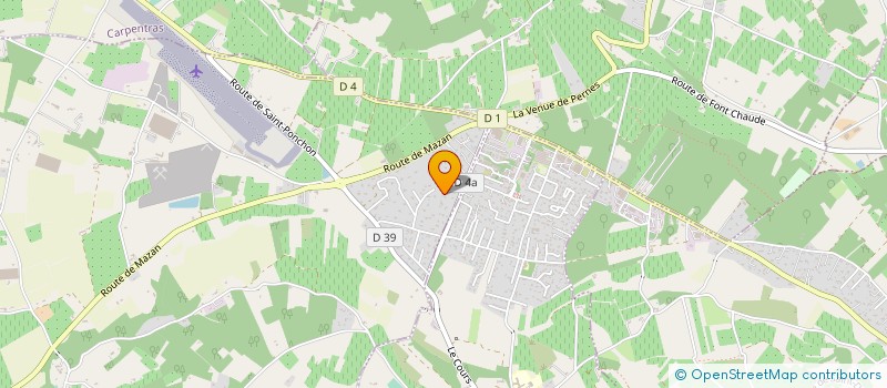 localisation de l'entreprise MADAME ALICE QUOIRIN  PERNES-LES-FONTAINES