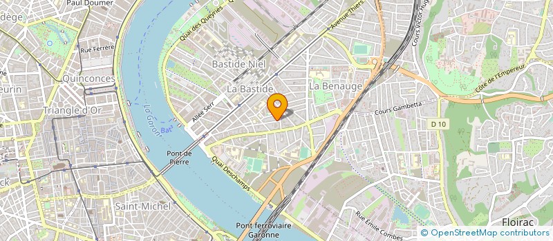 localisation de l'entreprise MADAME ALICE RABANIER  BORDEAUX