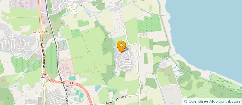 localisation de l'entreprise MADAME ALICE RAFFALLI  BORGO