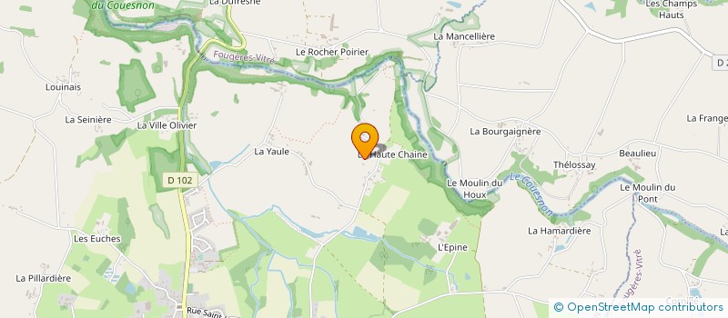 localisation de l'entreprise MADAME ALICE RAMAGE  SAINT-AUBIN-DU-CORMIER