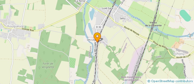 localisation de l'entreprise MADAME ALICE RENAUDON  VILLOGNON