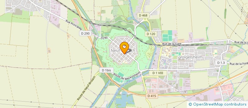 localisation de l'entreprise MADAME ALICE REVEAU  NEUF-BRISACH