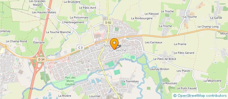 localisation de l'entreprise MADAME ALICE RIVIERE  PONT-PEAN