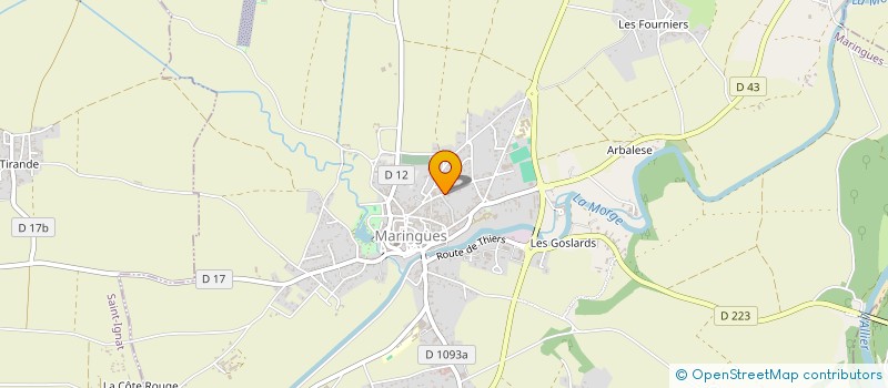 localisation de l'entreprise MADAME ALICE RIVINOFF  LUZILLAT