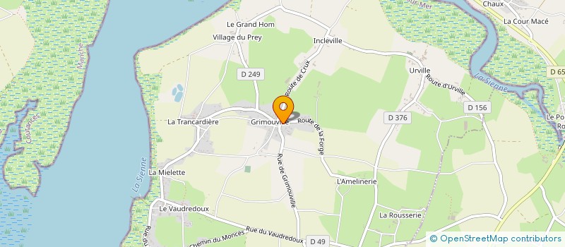 localisation de l'entreprise MADAME ALICE ROBINEAU à REGNEVILLE-SUR-MER