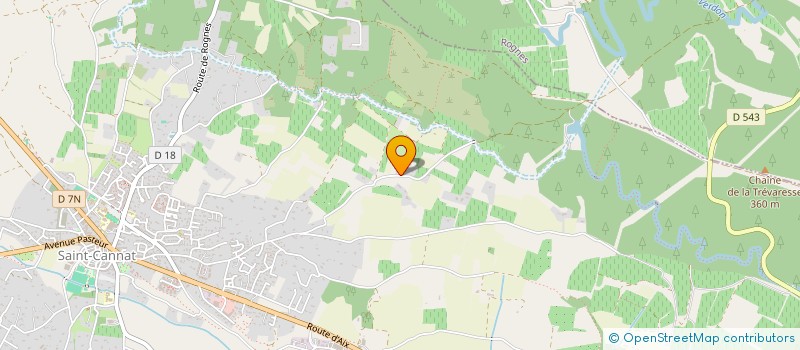 localisation de l'entreprise MADAME ALICE ROCHER  SAINT-CANNAT