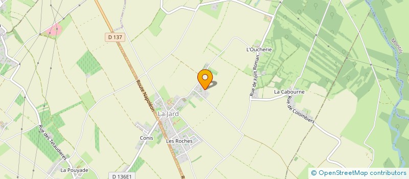 localisation de l'entreprise MADAME ALICE ROCHETTE  LA JARD