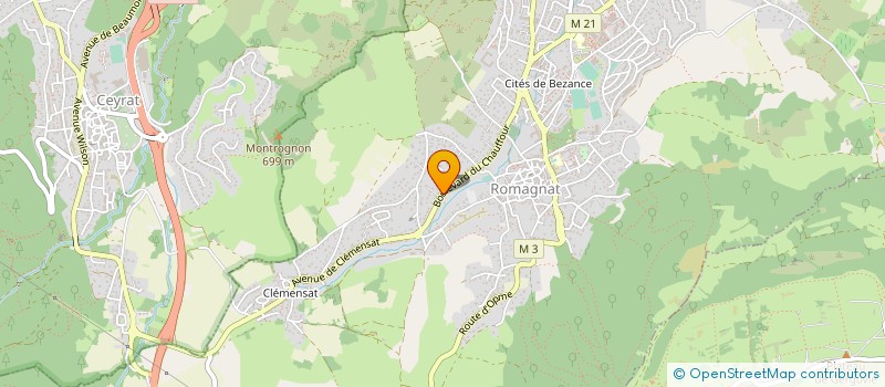 localisation de l'entreprise MADAME ALICE RODIER  SAINT-BENOIT