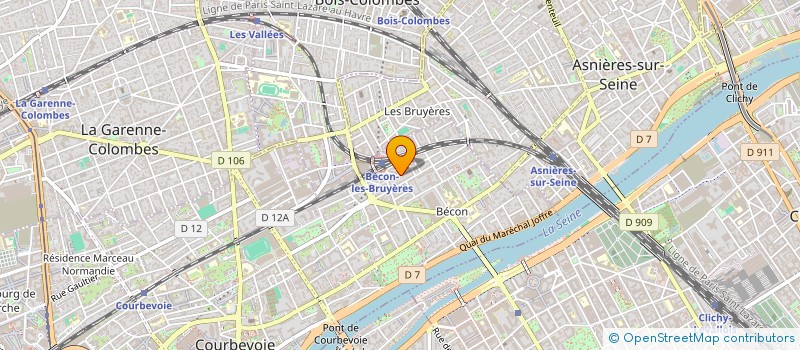localisation de l'entreprise MADAME ALICE ROSIER à COURBEVOIE