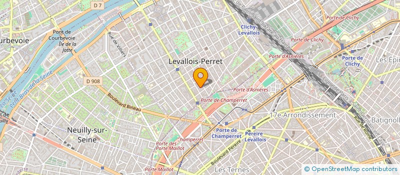 localisation de l'entreprise MADAME ALICE ROUDAUT à LEVALLOIS-PERRET