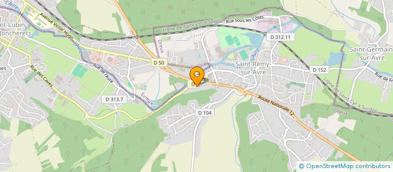 localisation de l'entreprise MADAME ALICE ROULAND à SAINT-REMY-SUR-AVRE
