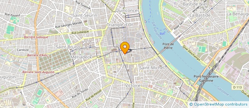 localisation de l'entreprise MADAME ALICE ROULLEE  BORDEAUX