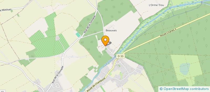 localisation de l'entreprise MADAME ALICE ROUSSEAU  HUISSEAU-SUR-COSSON