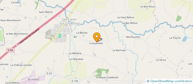 localisation de l'entreprise MADAME ALICE ROUSSEL à RIVES-DU-COUESNON