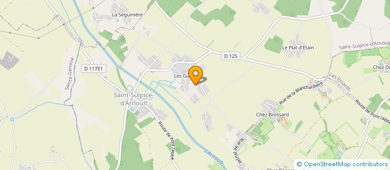 localisation de l'entreprise MADAME ALICE ROUSSELOT  SAINT-SULPICE-D'ARNOULT