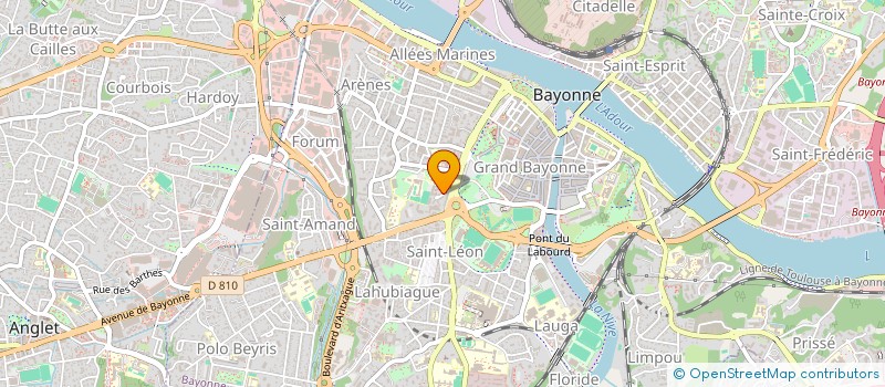 localisation de l'entreprise MADAME ALICE ROUSSILLE à BAYONNE