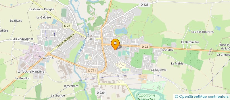 localisation de l'entreprise MADAME ALICE RUAUD à CRAON