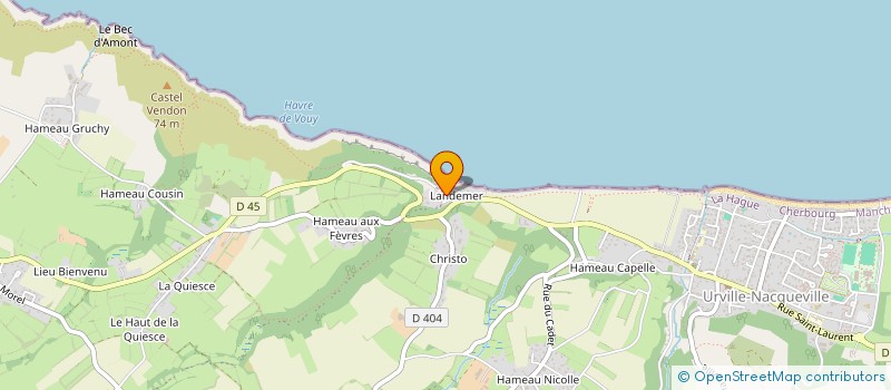 localisation de l'entreprise MADAME ALICE RUAULD  LA HAGUE