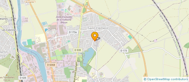 localisation de l'entreprise MADAME ALICE RUI  SAINT-CLEMENT