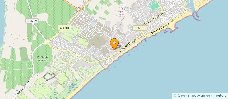 localisation de l'entreprise MADAME ALICE SALGUES  VALRAS-PLAGE