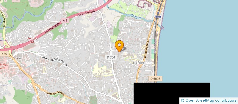 localisation de l'entreprise MADAME ALICE SALIF à ANTIBES