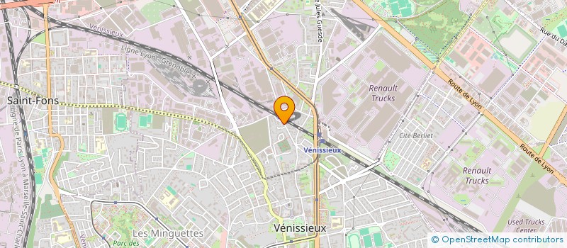 localisation de l'entreprise MADAME ALICE SAMOUTH  VENISSIEUX