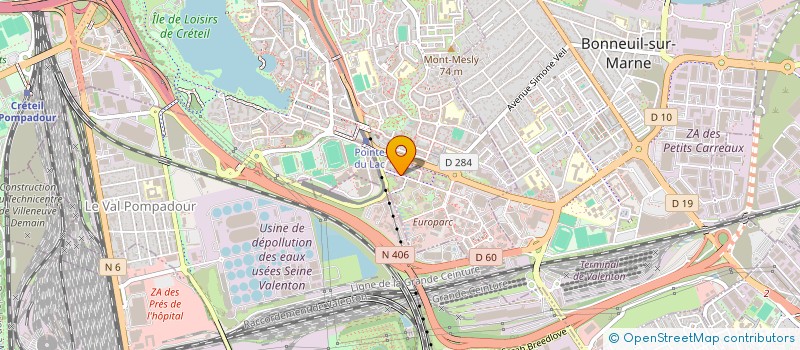 localisation de l'entreprise MADAME ALICE SANTOS DA GRACA  CRETEIL