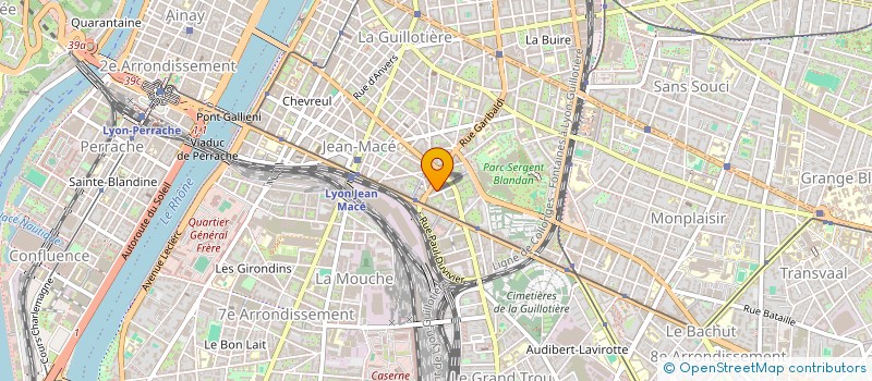 localisation de l'entreprise MADAME ALICE SAUVAGE  LYON