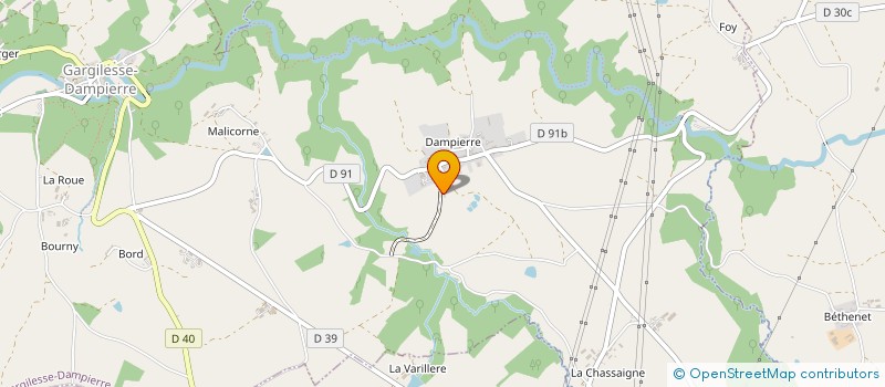 localisation de l'entreprise MADAME ALICE SCHULZ à GARGILESSE-DAMPIERRE