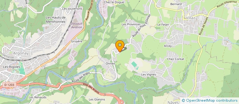 localisation de l'entreprise MADAME ALICE SENTER  VILLAZ