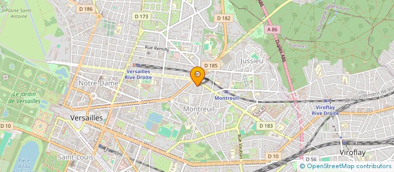 localisation de l'entreprise MADAME ALICE SEVESTRE à VERSAILLES